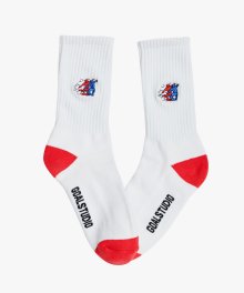 FREE KICK CAPSULE SOCKS - CORAL RED