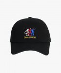 골스튜디오(GOALSTUDIO) FREE KICK CAPSULE ARTWORK BALL CAP - BLACK