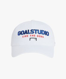 FREE KICK CAPSULE LOGO BALL CAP - WHITE