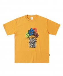 Y.E.S Flower Tee Yellow