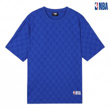 프라임 NBA 로고맨 프린트 반팔티셔츠_N212TS293P-블루
