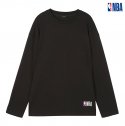 엔비에이(NBA) 프라임 NBA 로고맨 자수 포인트 티셔츠_N212TS292P-블랙