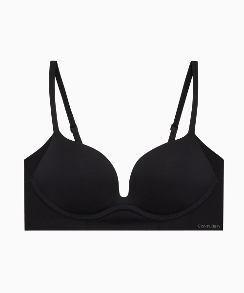 캘빈클라인 언더웨어() 여성 인비져블 마이크로파이버 스트레치 와이어 프리 푸쉬업 브라_QF6021ADUB1 상품 이미지