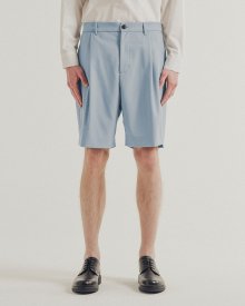 WIDE FIT TR ONE TUCK SHORTS SKY
