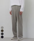 2 PLEATS WIDE BAND TROUSER (4 COLOR)