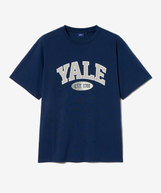 예일(YALE) 2 TONE ARCH T-SHIRT NAVY 상품 이미지