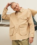 메이노브1722(MAYNOV1722) Pocket Field Shirts Jacket - Beige