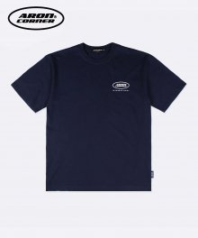 ARON CIRCLE LOGO TEE NAVY