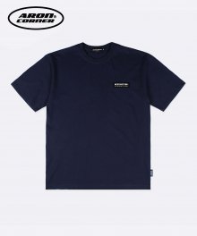 BK BOX LOGO TEE NAVY