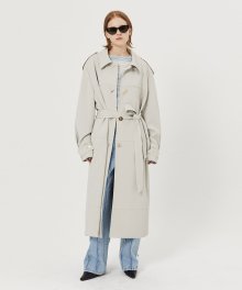 BUTTON TRENCH COAT