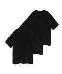 라이풀(LIFUL) 3PACK 레귤러 세미오버 핏 티셔츠 블랙 LFCASE0205