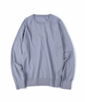 WASHABLE PURE WOOL CREW NECK KNIT (LAVENDER)