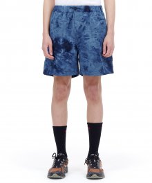 NYLON LIGHT SHORTS (TIE-DYE BLUE)