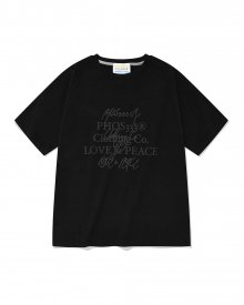 Love&Peace Campaign Tee/Black