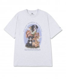 Puppy Friends T-Shirts White Melange