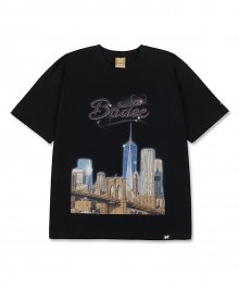 BROOKLYN PRINTED TOP [BLACK]