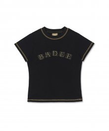 BADEE APLIQUED TOP [BLACK]