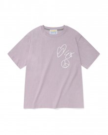 Kitty Cat Tee/Lilac