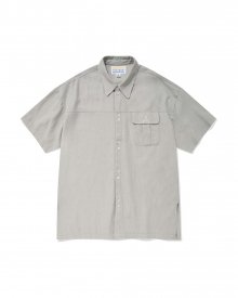 Double Button Pocket Shirt /Warm Grey