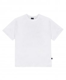 .S/T 베이직 루즈핏 반팔 티셔츠 - WHITE