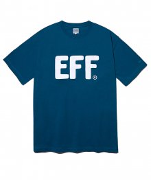 EFF 빅 로고 반팔 티셔츠 딥블루