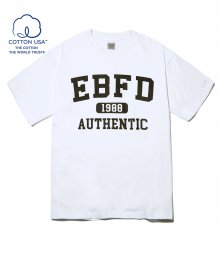 EBFD 어센틱 반팔 티셔츠  화이트