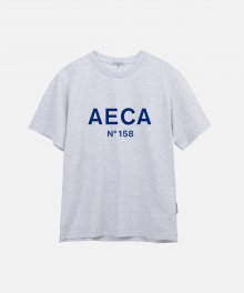 AECA BIG LOGO TEE-LIGHT GREY