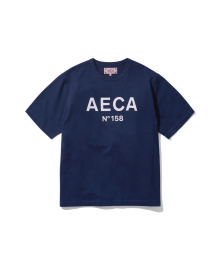 AECA BIG LOGO TEE-NAVY