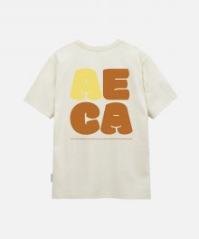 AECA PLUMPY LOGO TEE-CREAM