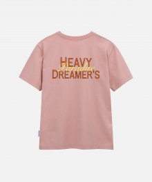 PARADISE COTTON TEE-DUSTY PINK