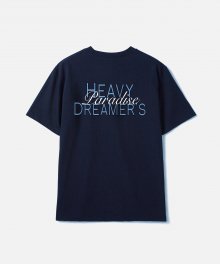 PARADISE COTTON TEE-NAVY