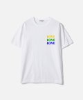 TRIPLE LOVE TEE-WHITE