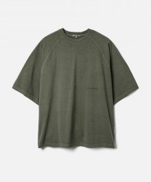 OVERSIZE RAGLAN TEE (Premium BASIC)-WASHED OLIVE