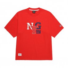 F212MTS314 뉴욕 자이언츠 숏 슬리브 티셔츠 NFL RED