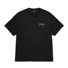 N212MTS870 알바트로스 그래픽 오버핏 반팔 티셔츠 CARBON BLACK