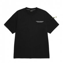 N212MTS901 세미 오버핏 포켓 반팔 티셔츠 CARBON BLACK