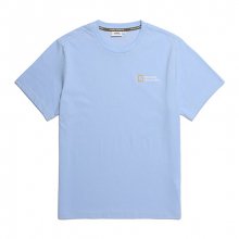N215UTS910 네오디 스몰 로고 반팔 티셔츠 SKY BLUE