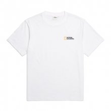 N215UTS910 네오디 스몰 로고 반팔 티셔츠 WHITE
