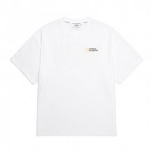 N212UTS990 래타나 트리플 프린트 오버핏 반팔 티셔츠 WHITE