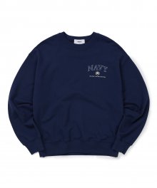 SL X TNM Embroidered Sweatshirt Navy