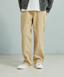 PAINTING WASHED PANTS _ BEIGE
