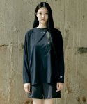 챔피온(CHAMPION) [ASIA] Black Edition 여성 롱슬리브 티셔츠 (BLACK) CKTS1E576BK