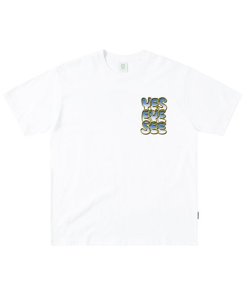 ★YESEYESEE★ CLogo LS White 예스아이씨(YESEYESEE) Y.E.S VTG Logo Tee White - 사이즈