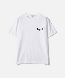 DAY OFF TEE-WHITE