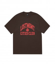 LMC CLUB ATHLETIC TEE brown