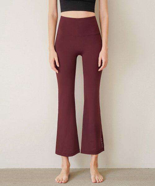 Повседневные легинсы буткат 10/10 (FM10220), Dark Red