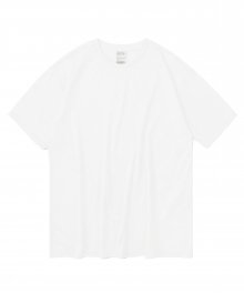 프리미엄 더블 실켓 티셔츠 WHITE