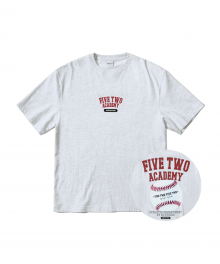 FIVETWO ATHLETIC T-SHIRTS [LIGHT GREY]