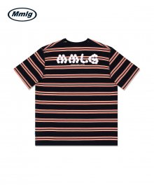 [Mmlg] MILE STRIPE HF-T (NAVY)