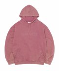 Washed Embroidery Hoodie Dusty Rose